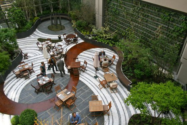 Une bulle verte au coeur d'un h&ocirc;tel parisien