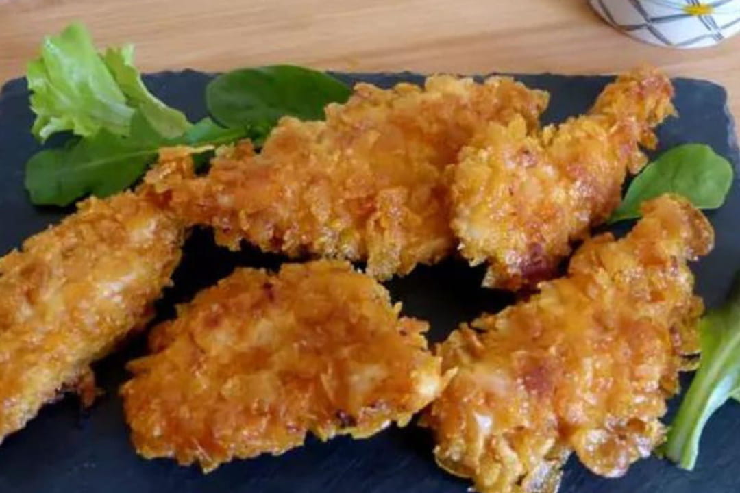 Poulet pané aux cornflakes