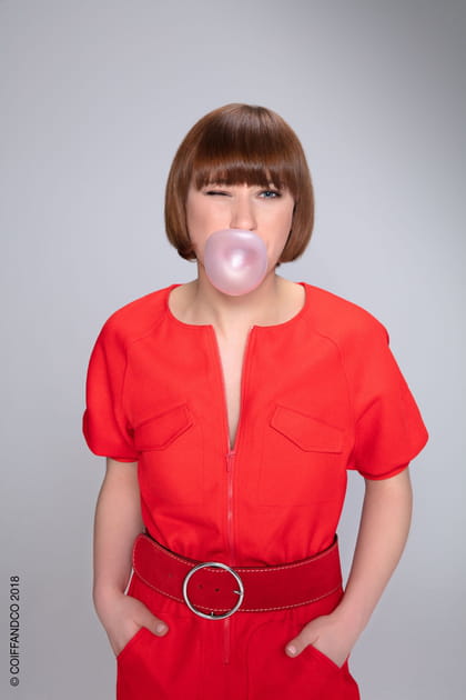 Le carr&eacute; &agrave; frange classique