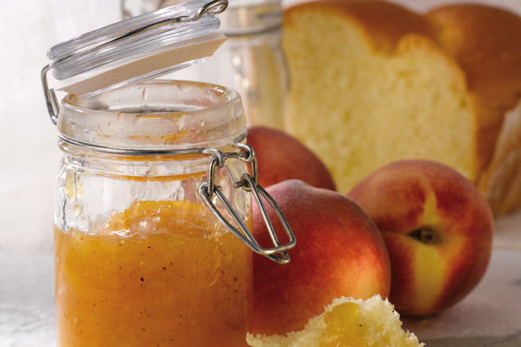 Recette de Confiture de pêches aux épices douces et au gingembre