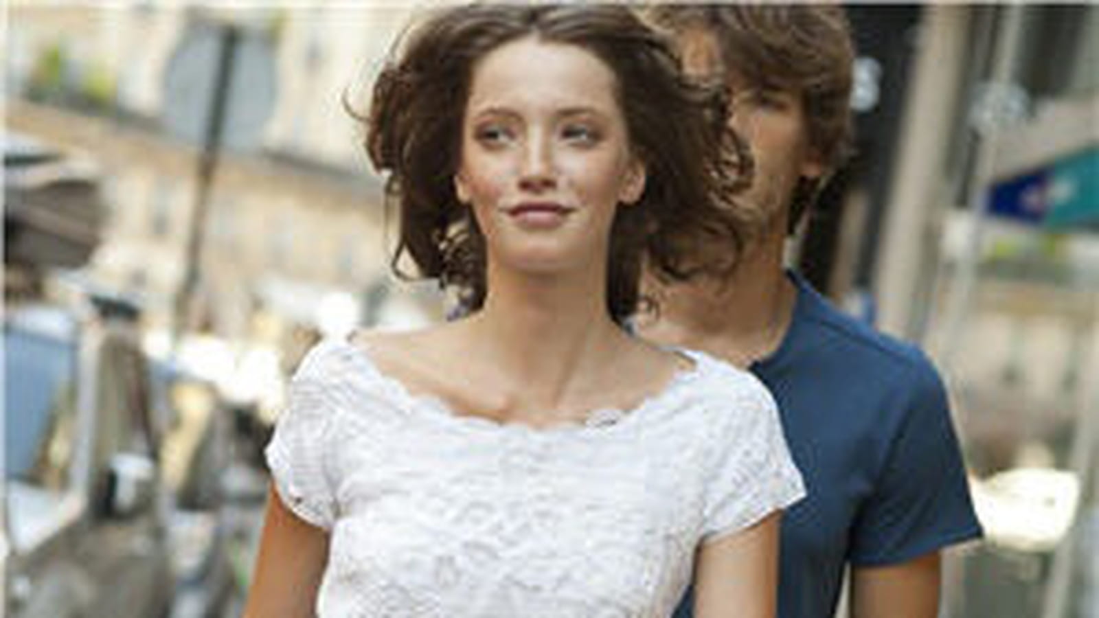 Robe en coton flammé de Soft Grey 