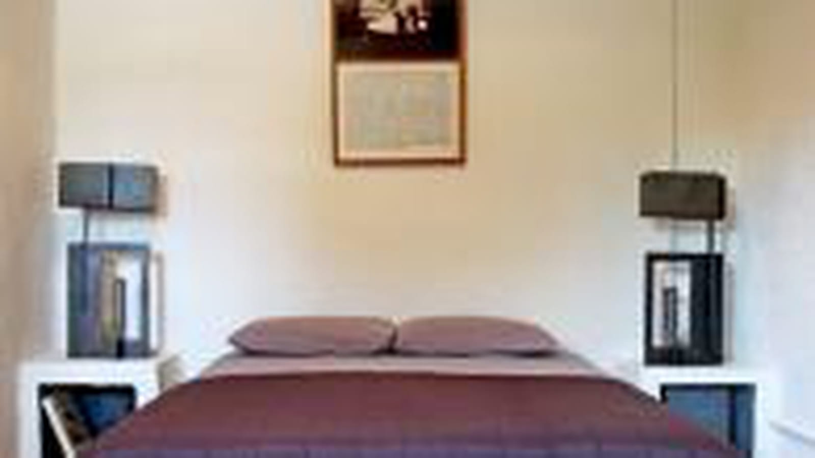 Chambre en noir et blanc