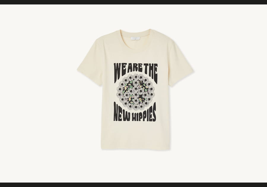 T-shirt imprim&eacute; de Sandro