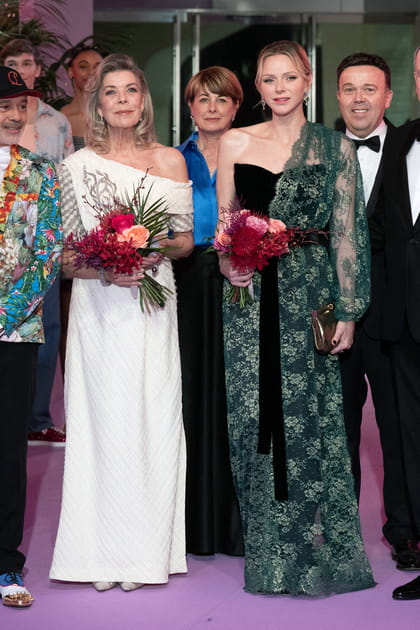 Caroline de Hanovre &eacute;tait aux c&ocirc;t&eacute;s de Charlene de Monaco au Bal de la Rose