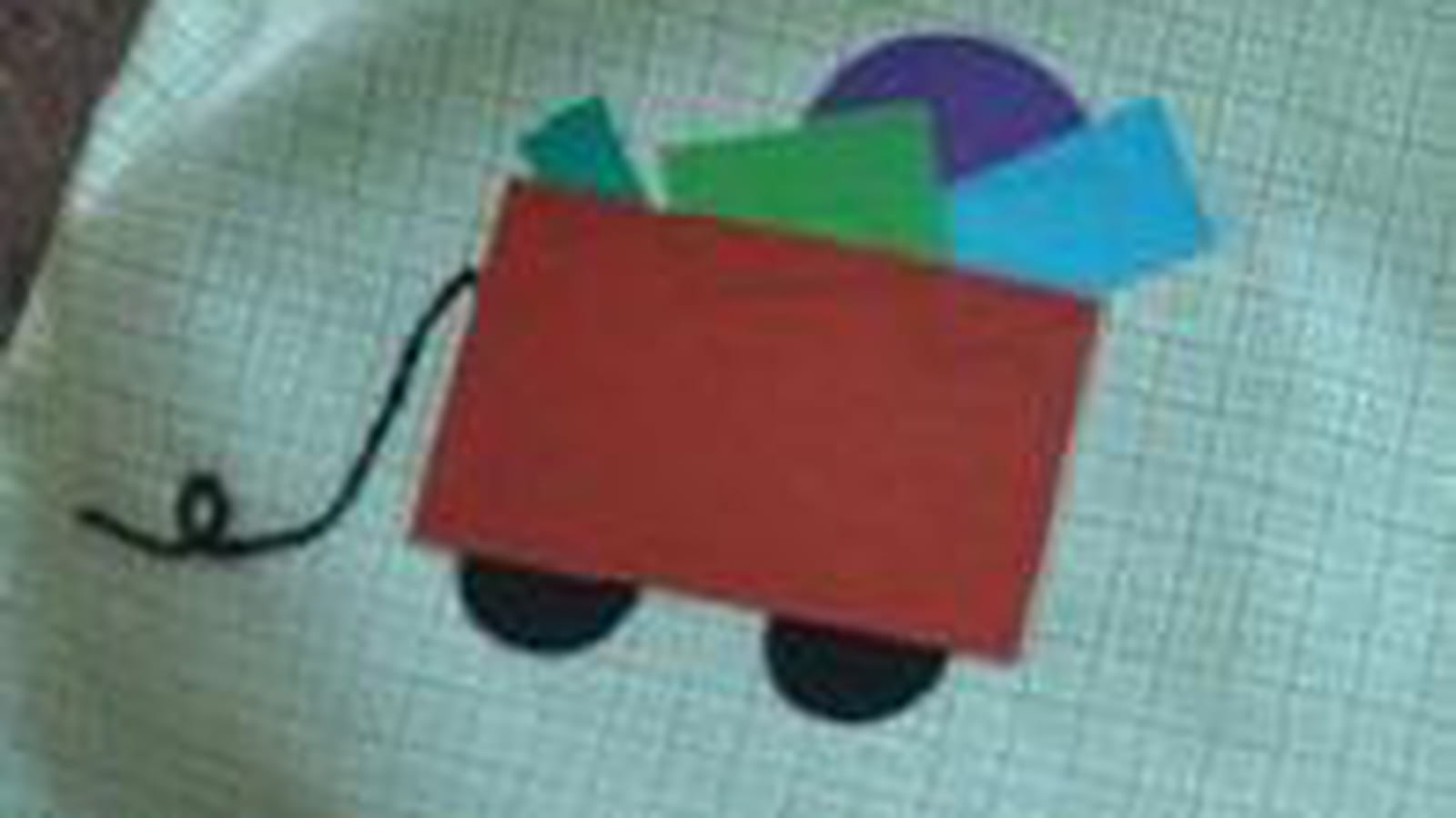 Broderie d'une petite cordelette