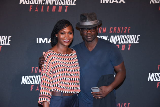 Kareen Guiock et Lilian Thuram