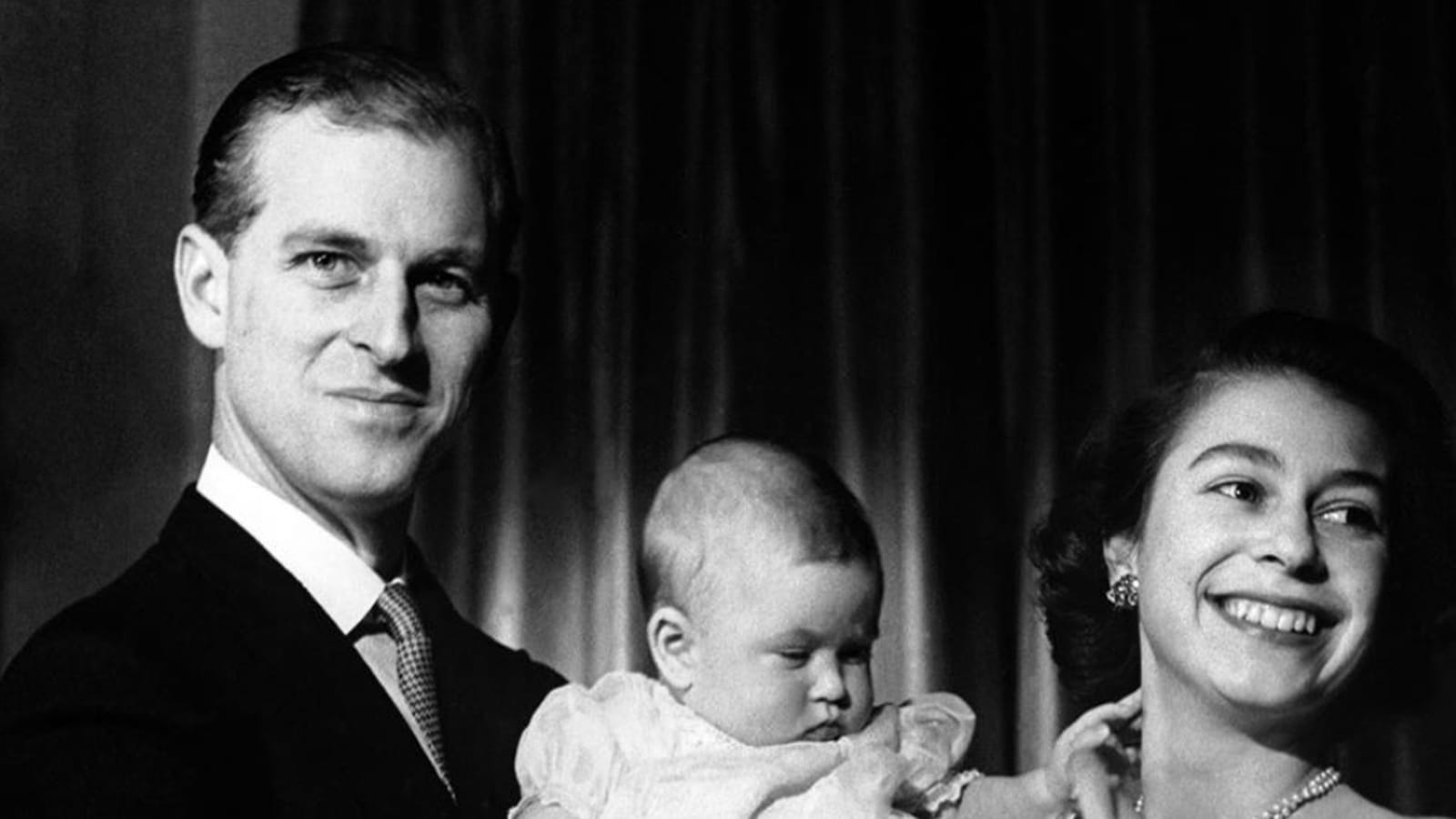 Prince Philip, Charles et Elizabeth II 