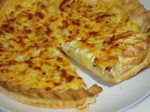 Tarte aux pommes et au gouda