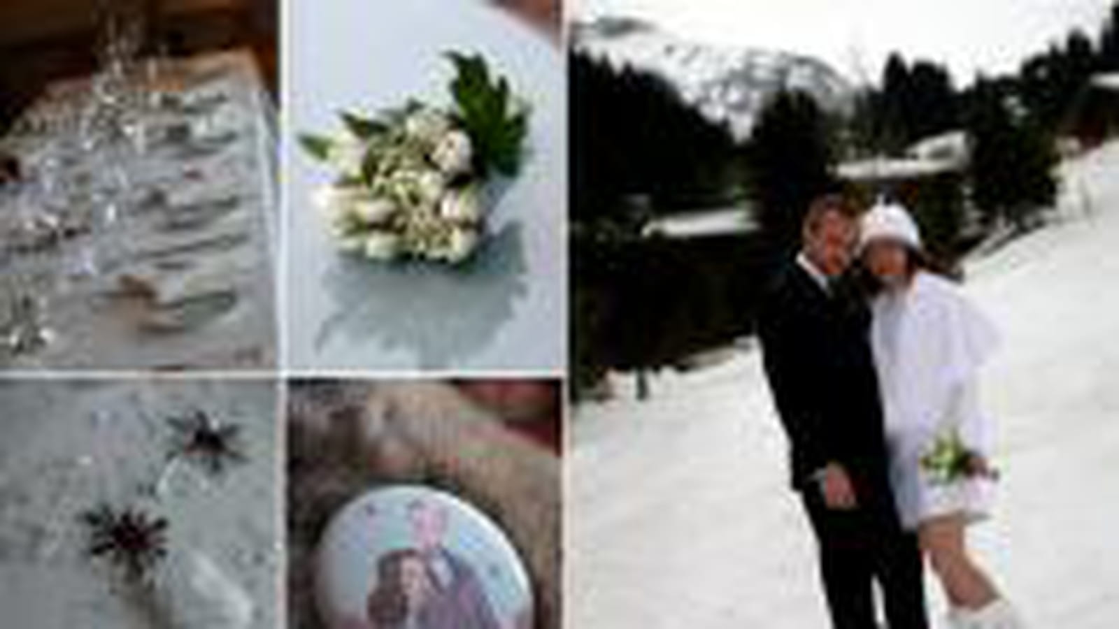 Un mariage sous la neige par Com'une Orchidée