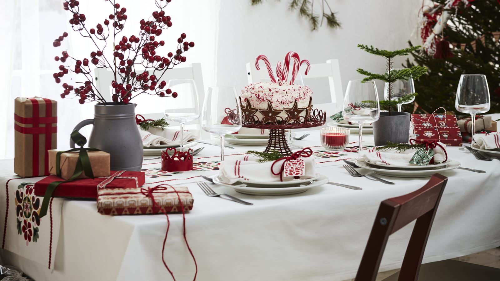 Table de Noël IKEA 