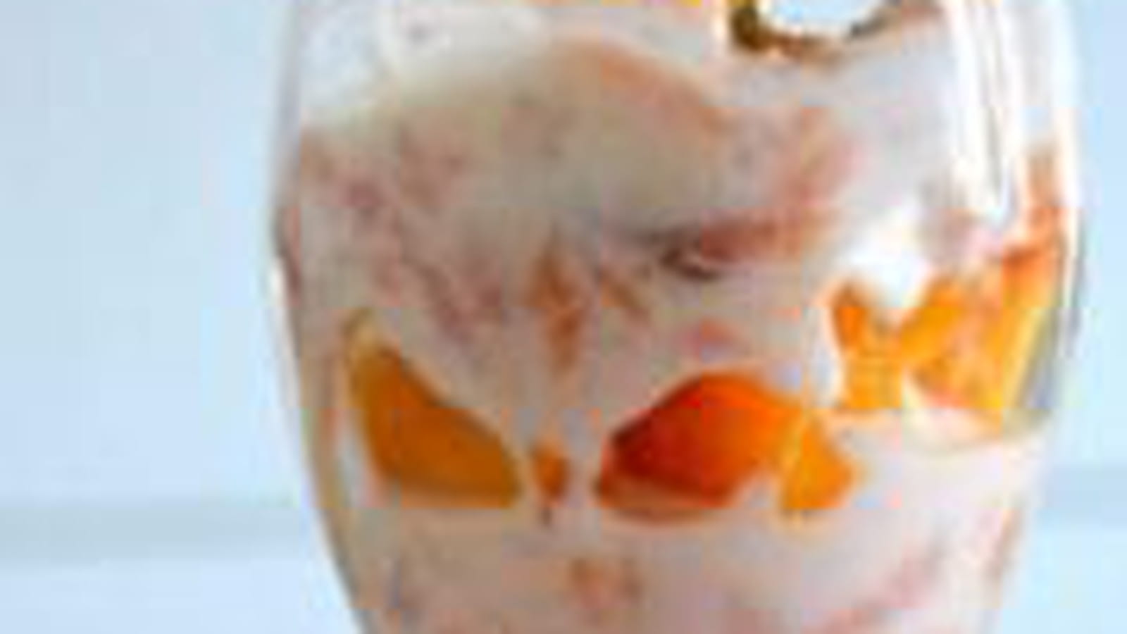 Verrines saumon pêche