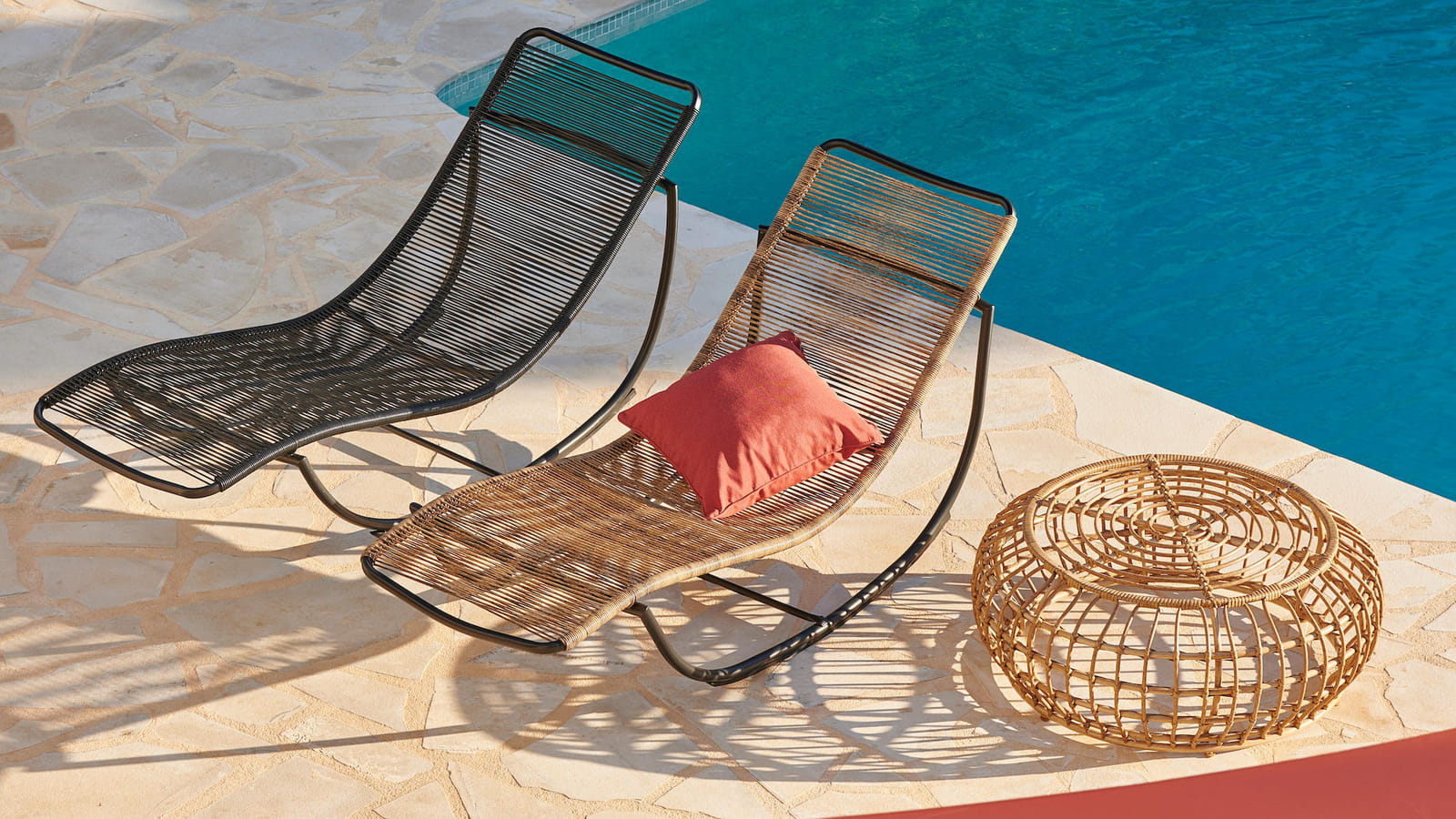 Une chaise à bascule