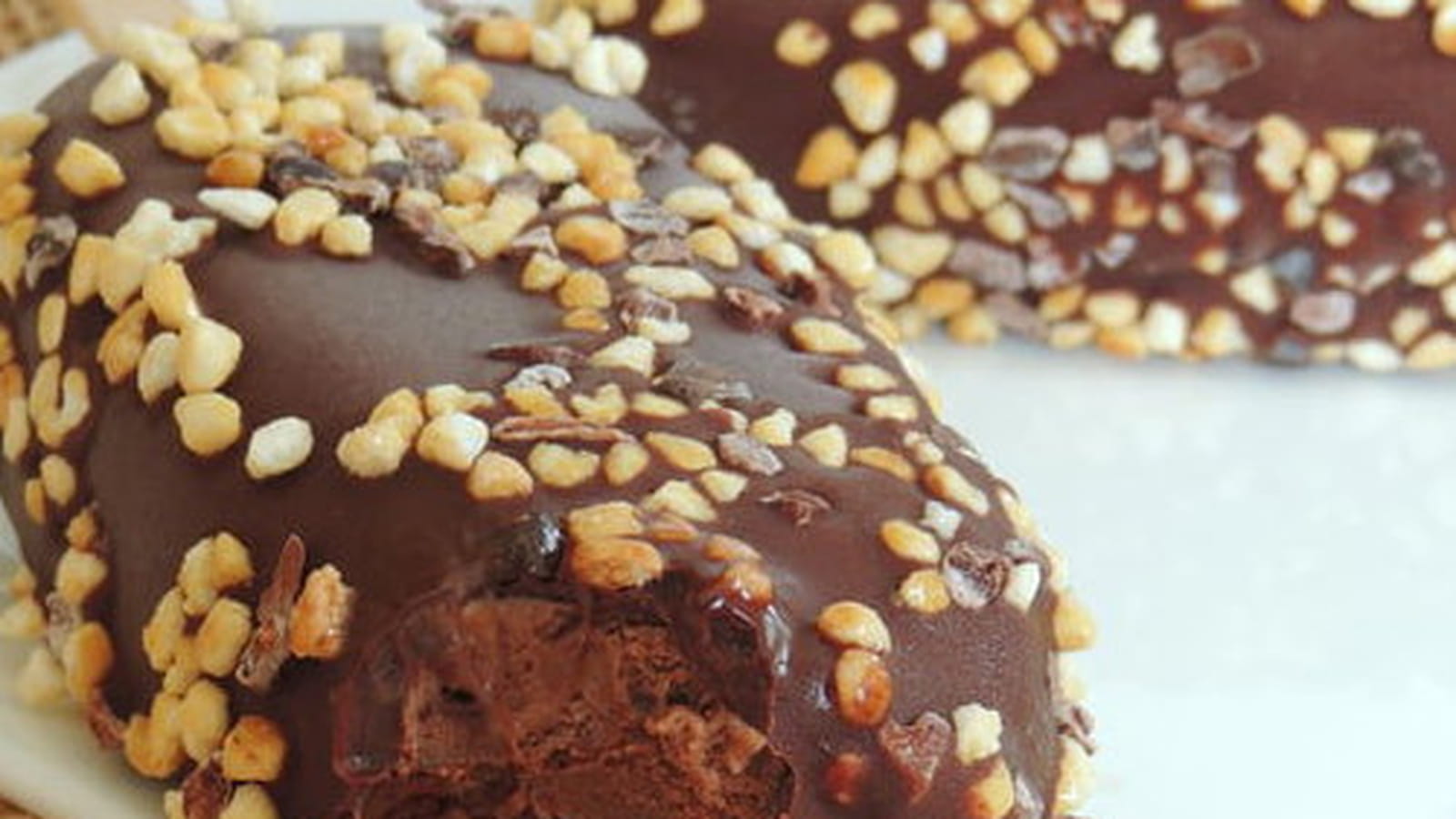 Esquimaux au chocolat et éclats de noisette