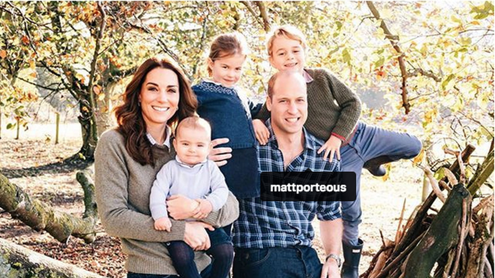 Kate Louis Charlotte George et William