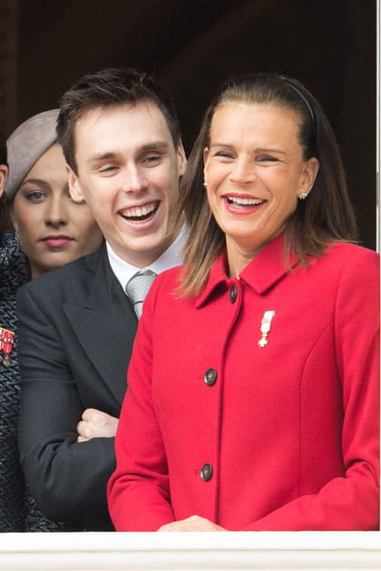 Avec son fils Louis Ducruet en novembre 2015 &agrave; Monaco