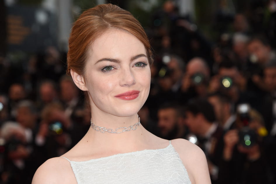Le look sophistiqu&eacute; d'Emma Stone