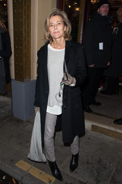 Claire Chazal en style casual boyish