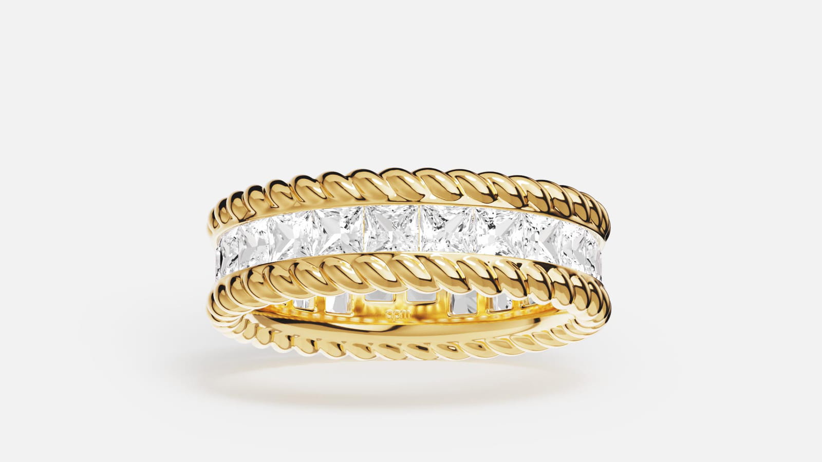 Bague torsade