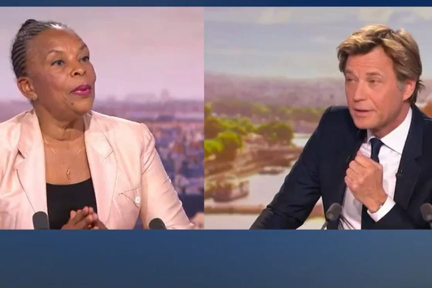 JT de 20H : Delahousse tance Taubira, les internautes le juge "odieux" et"agressif"