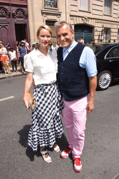 Jean-Charles de Castelbajac et Pauline de Drouas chez Christian Dior