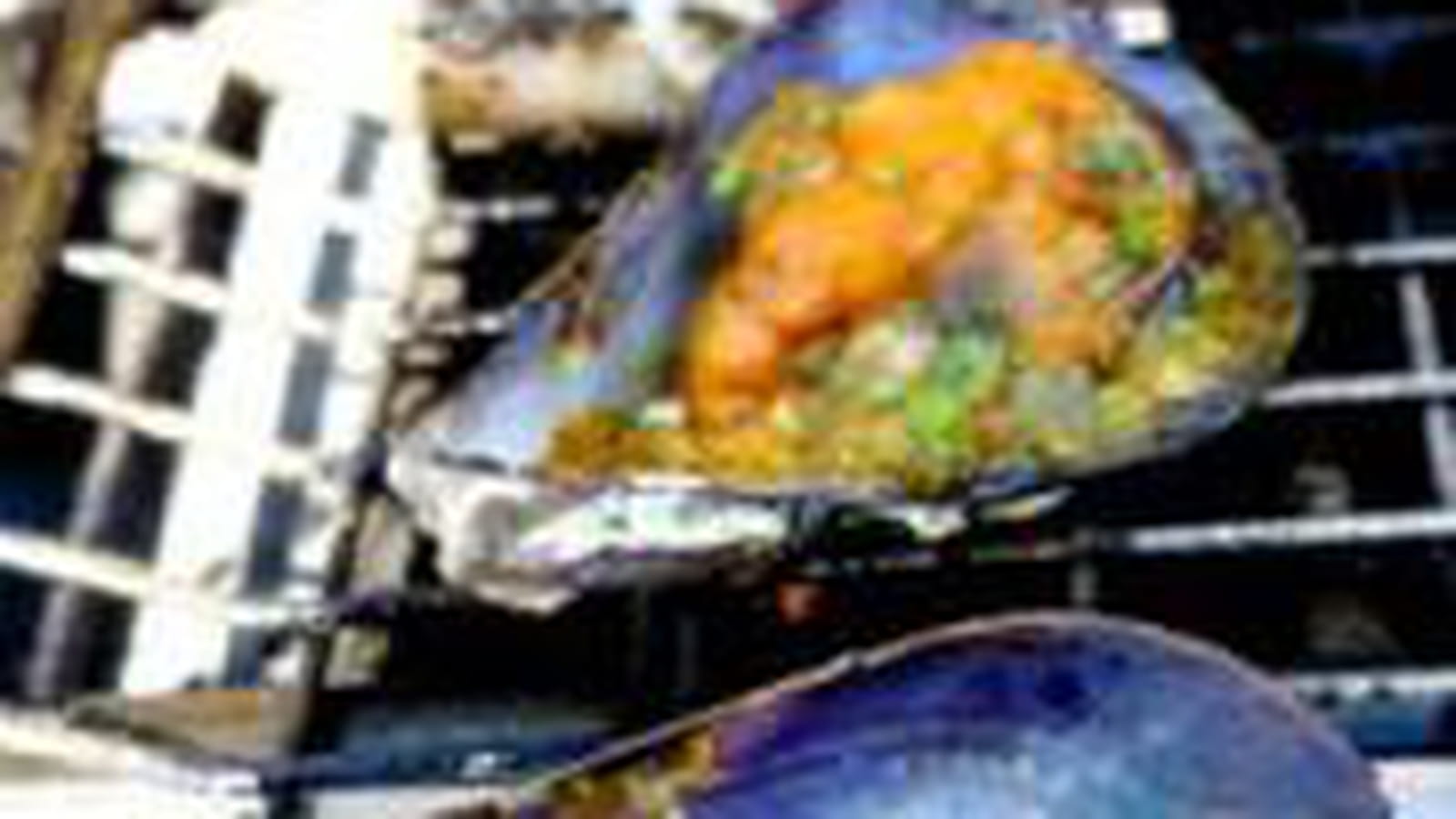 Moules farcies au barbecue