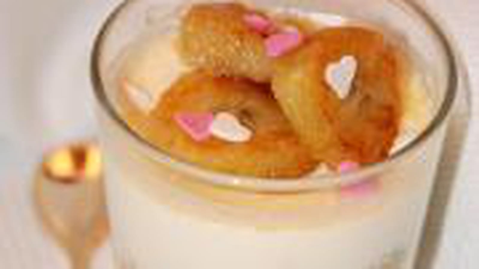 Panna cotta à la banane caramélisée et au rhum