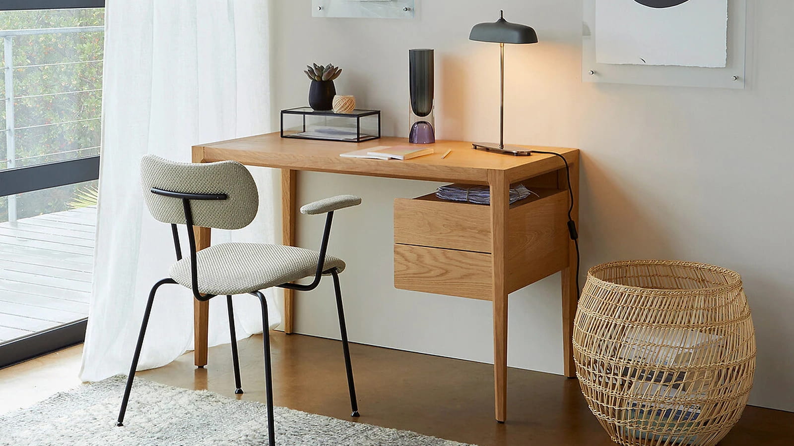Le style Japandi côté bureau 
