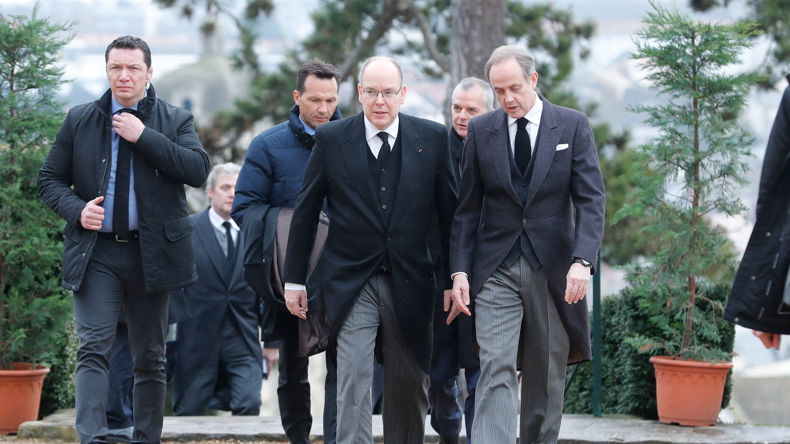 Prince Albert II de Monaco et prince Jean d'Orléans
