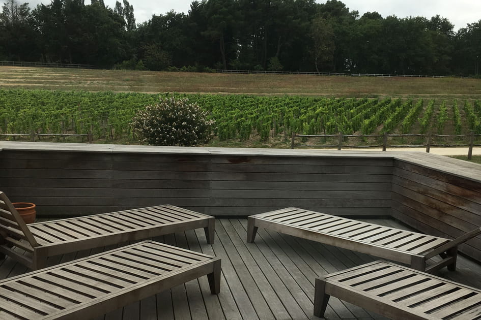 Un spa au pied des vignes