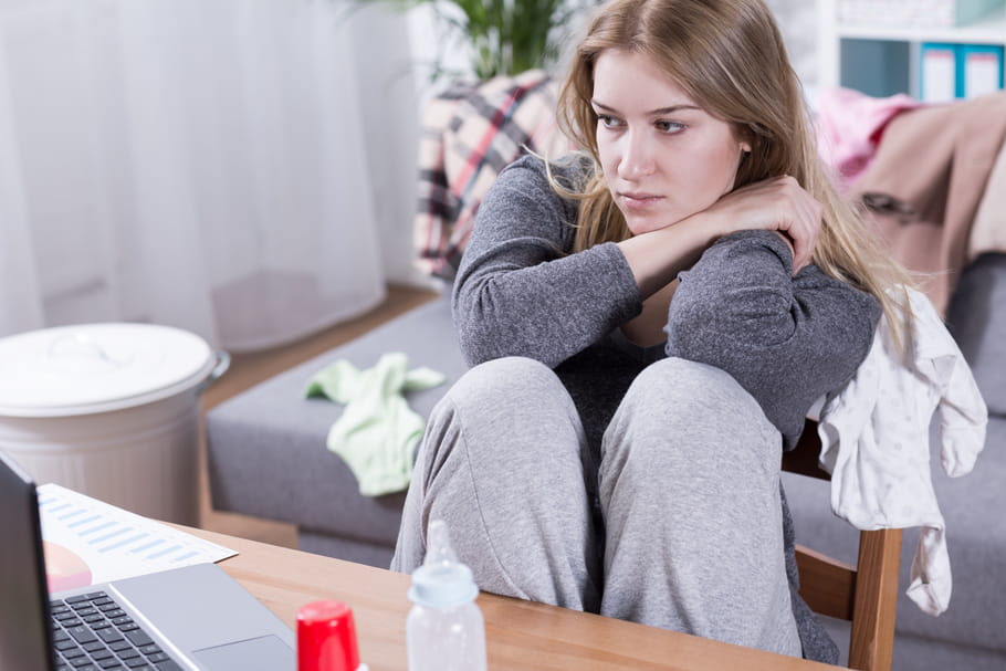 "Ma dépression post-partum a commencé pendant mon accouchement"