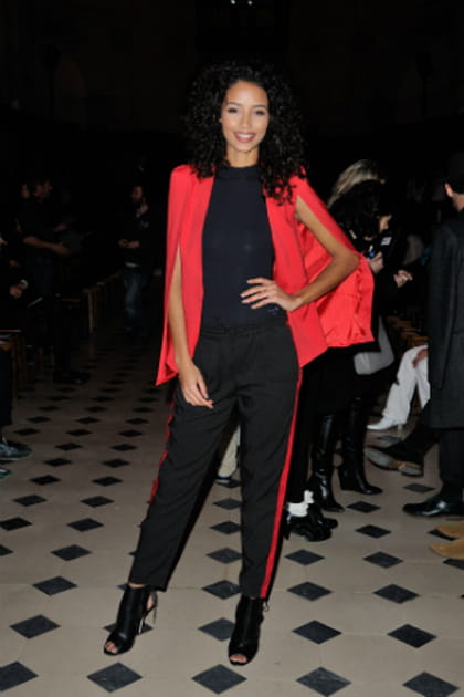 Flora Coquerel au défilé Julien Fournié