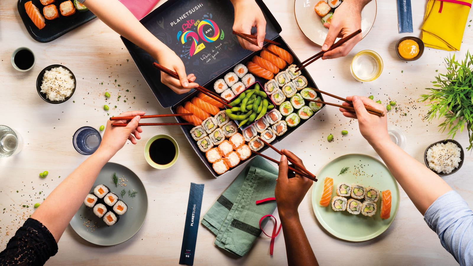 La fan box de Planet sushi