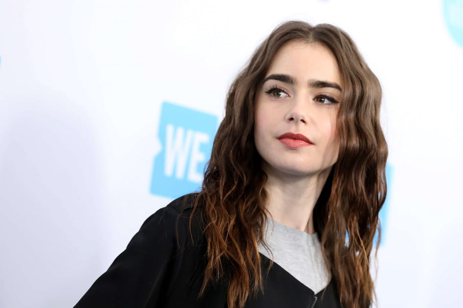 Le Mermaid hair mi-long de Lily Collins
