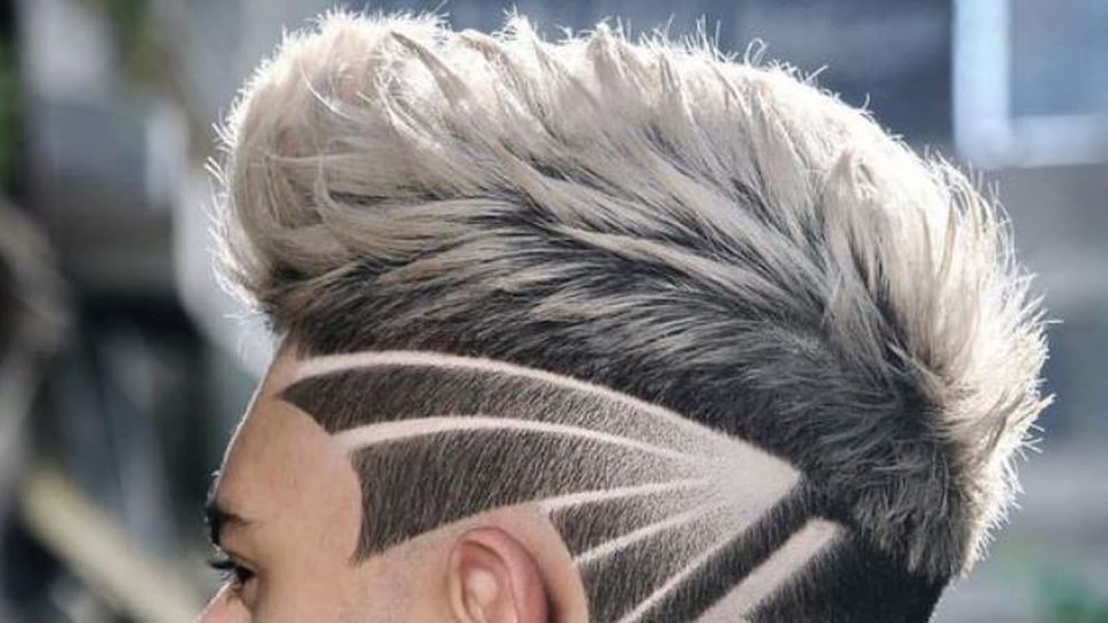 Coupe undercut artistique