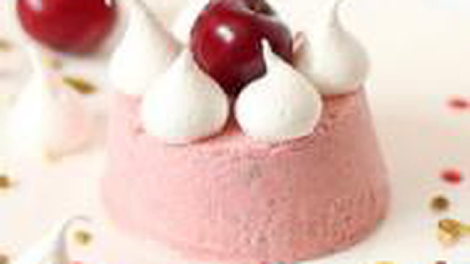 Parfait glacé aux cerises
