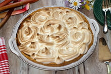 Tarte à la rhubarbe meringuée : Etape 4