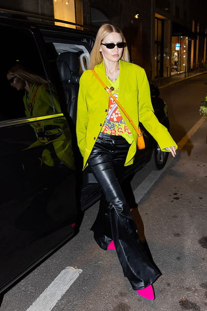 Gigi Hadid au dîner Versace