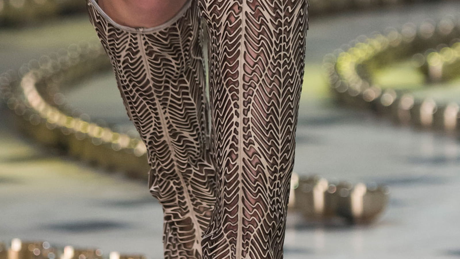 Bottes à plateforme du défilé Iris Van Herpen