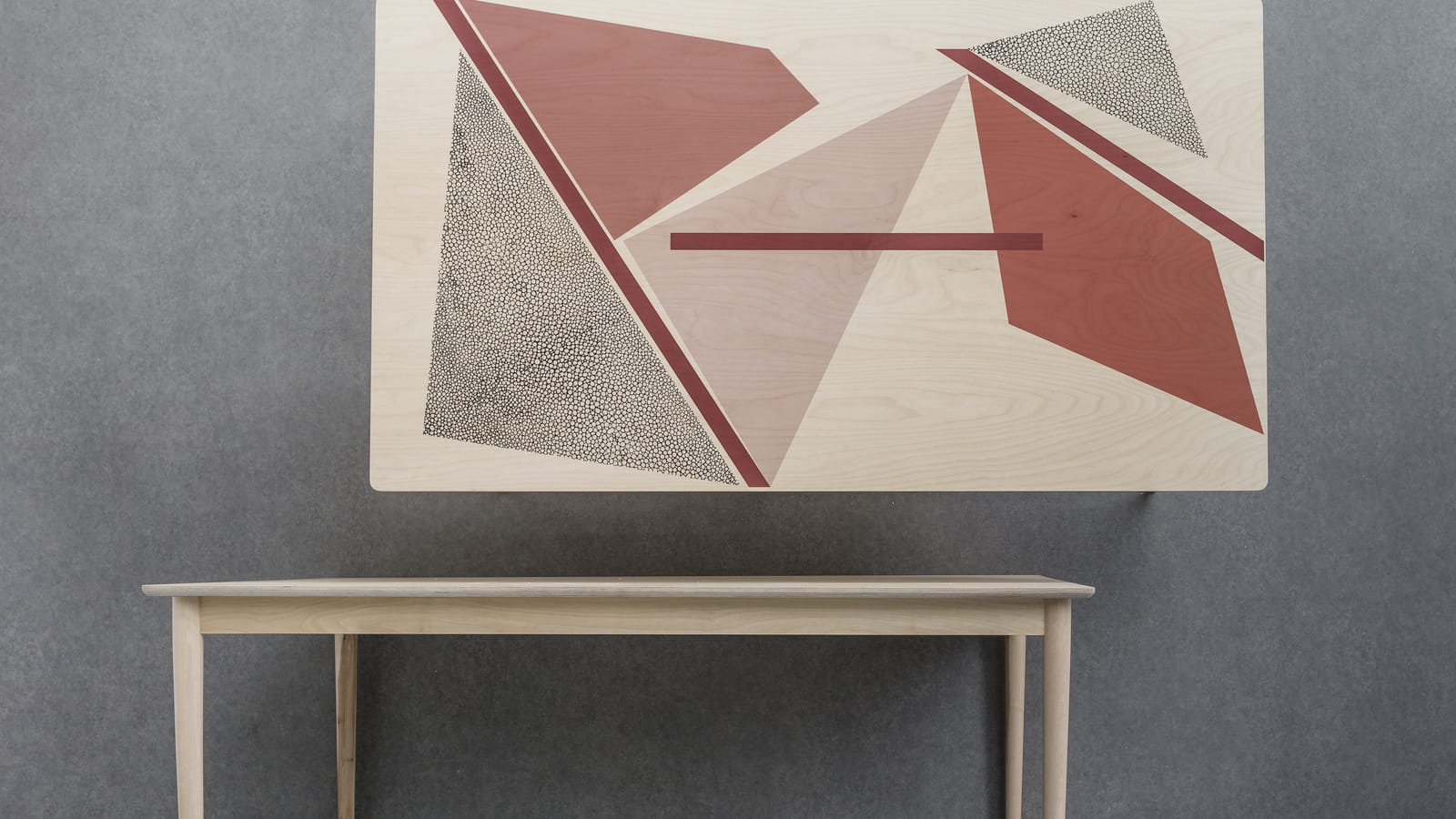 Table en bouleau Gio