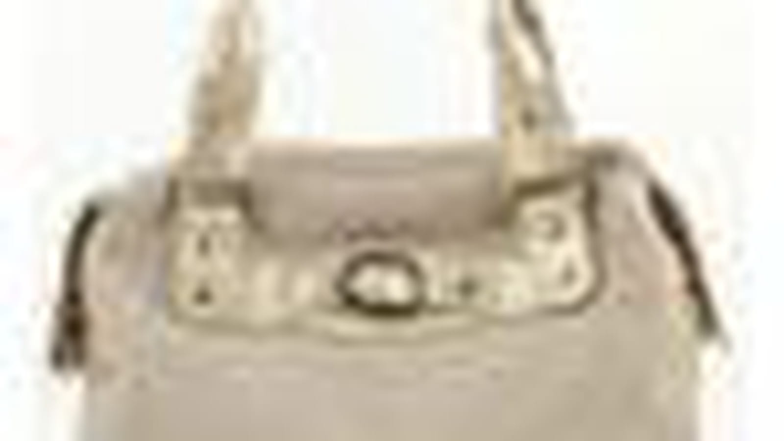 Sac beige et doré de Tissaia