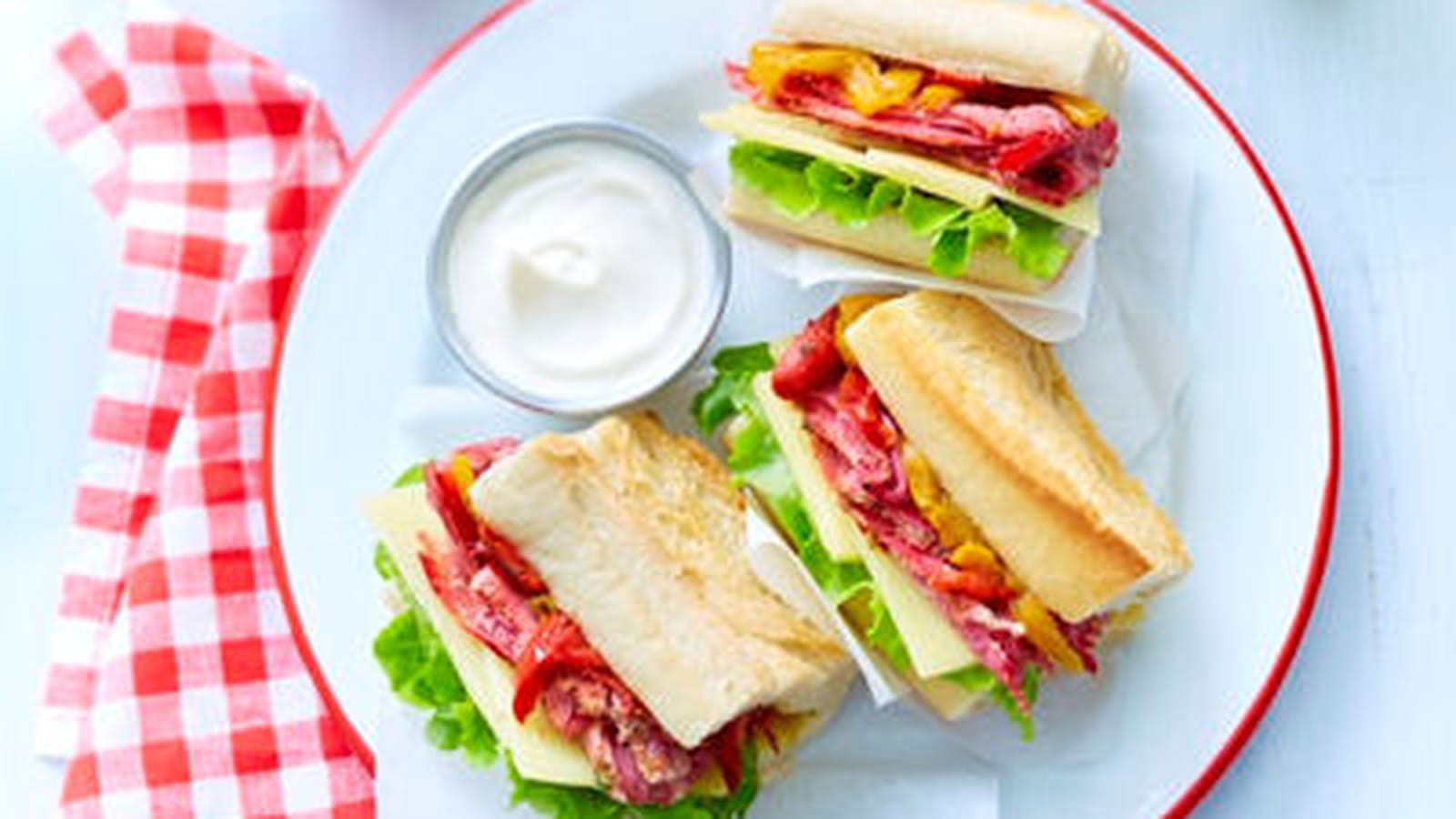  Mini sandwich au pastrami et Appenzeller
