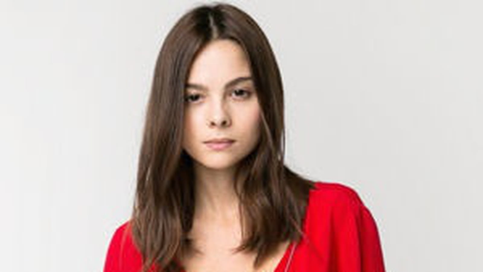 Blouse rouge vif de Mango