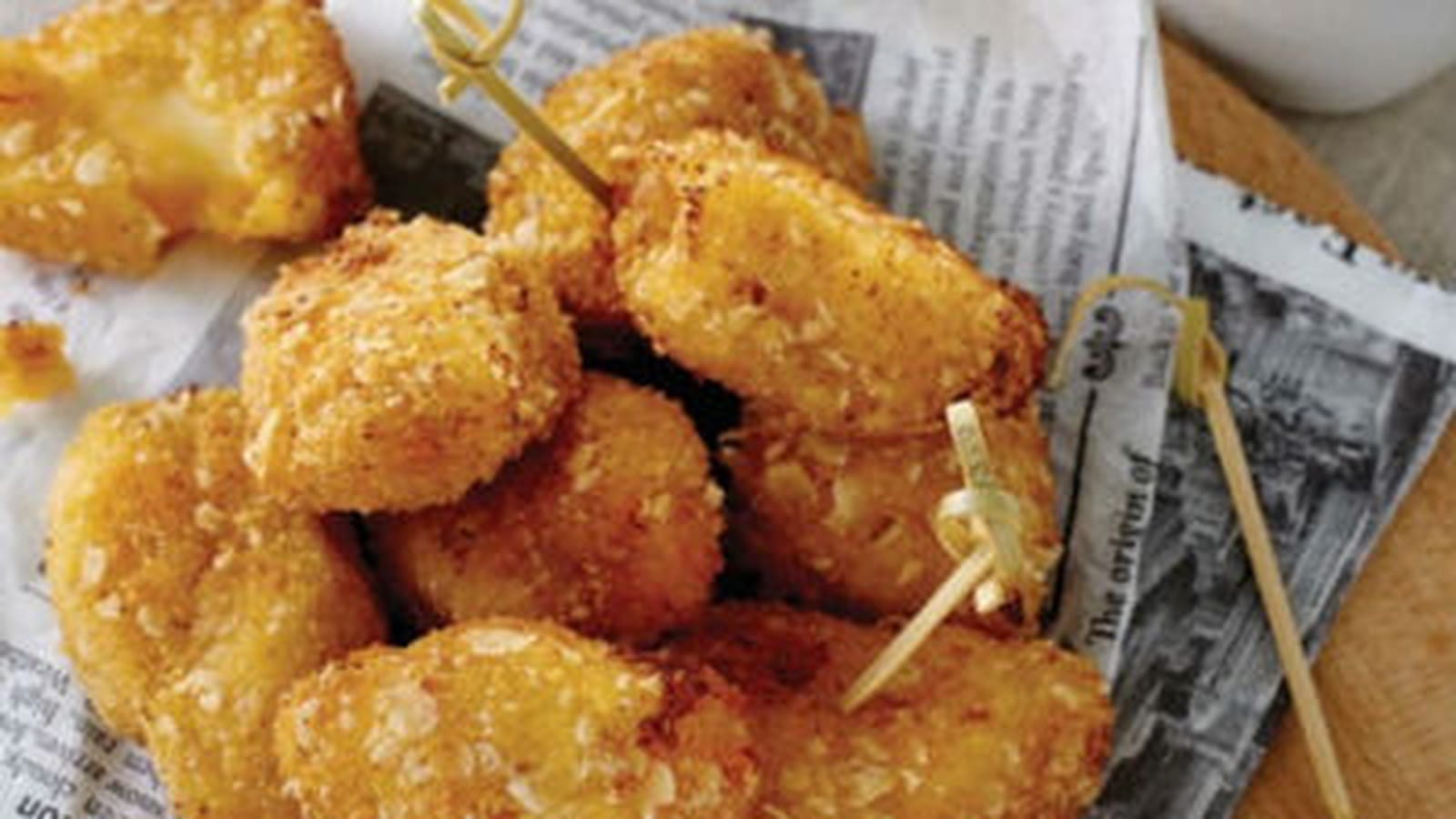 Croquettes de pommes de terre au fromage fondant