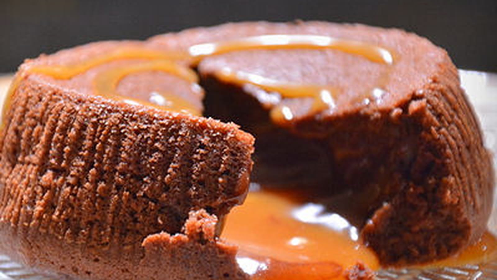 Fondant chocolat coeur caramel