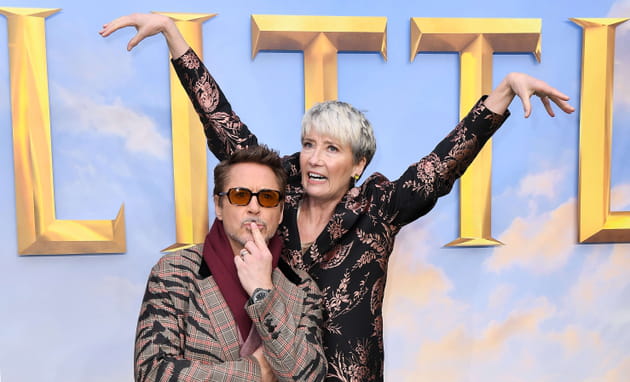 Robert Downey Jr pose, Emma Thompson s'envole