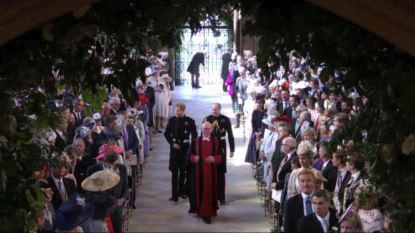 Les princes Harry et William
