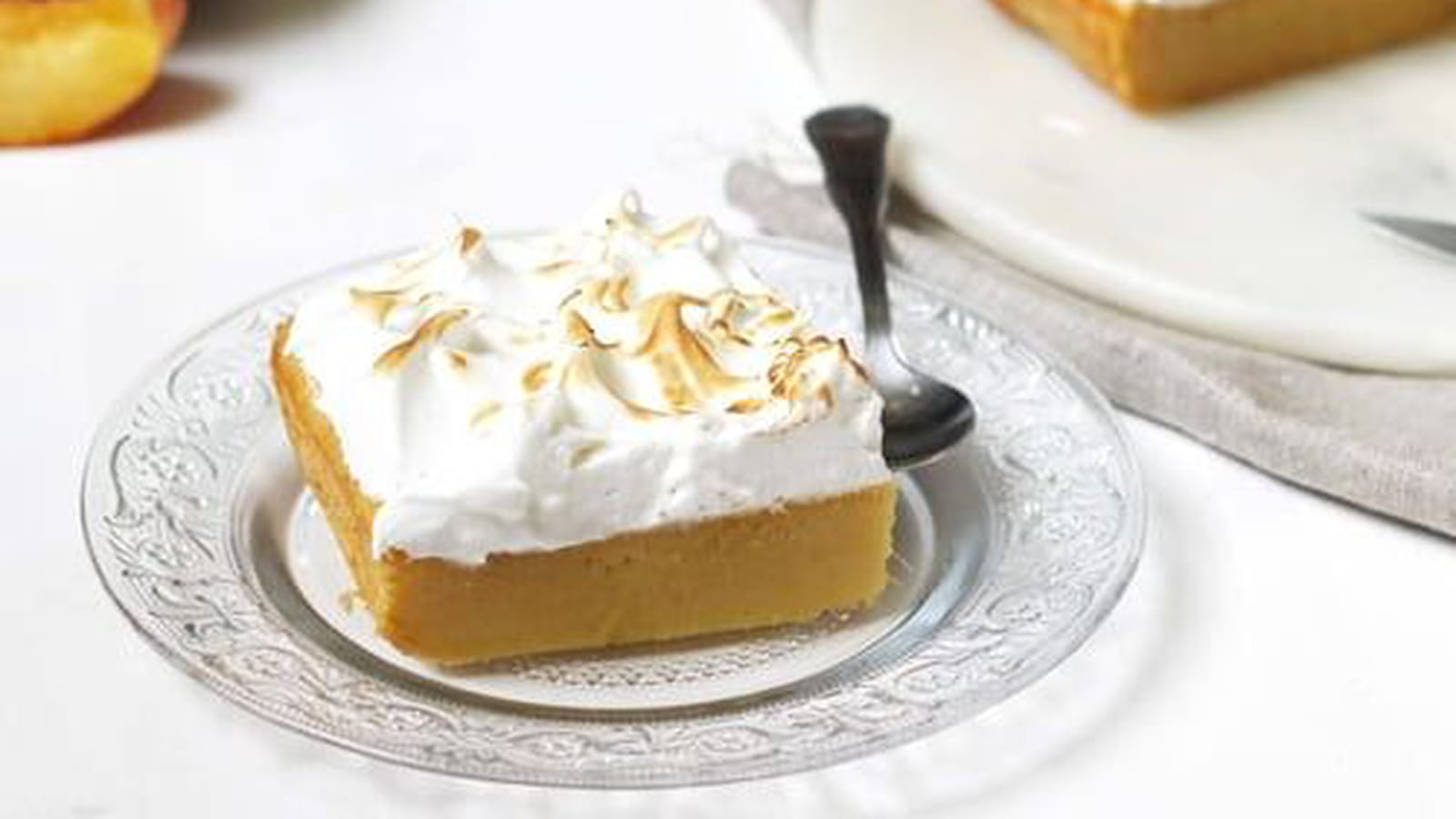 Fondant à la pêche