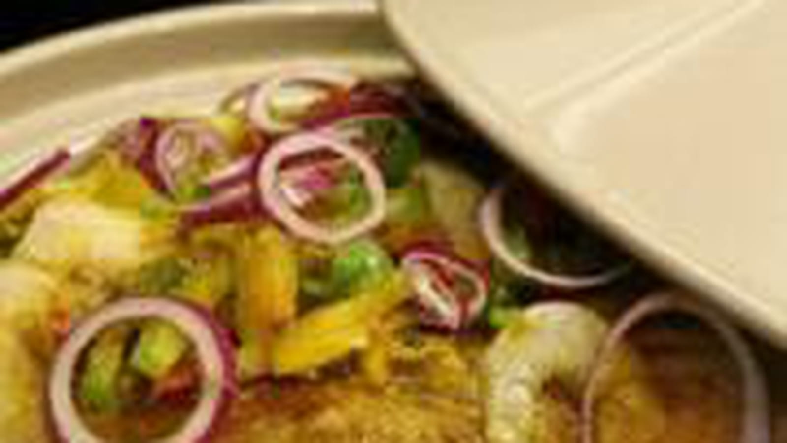 Tajine de poisson aux poivrons