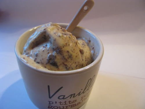 Glace vanille/brownie