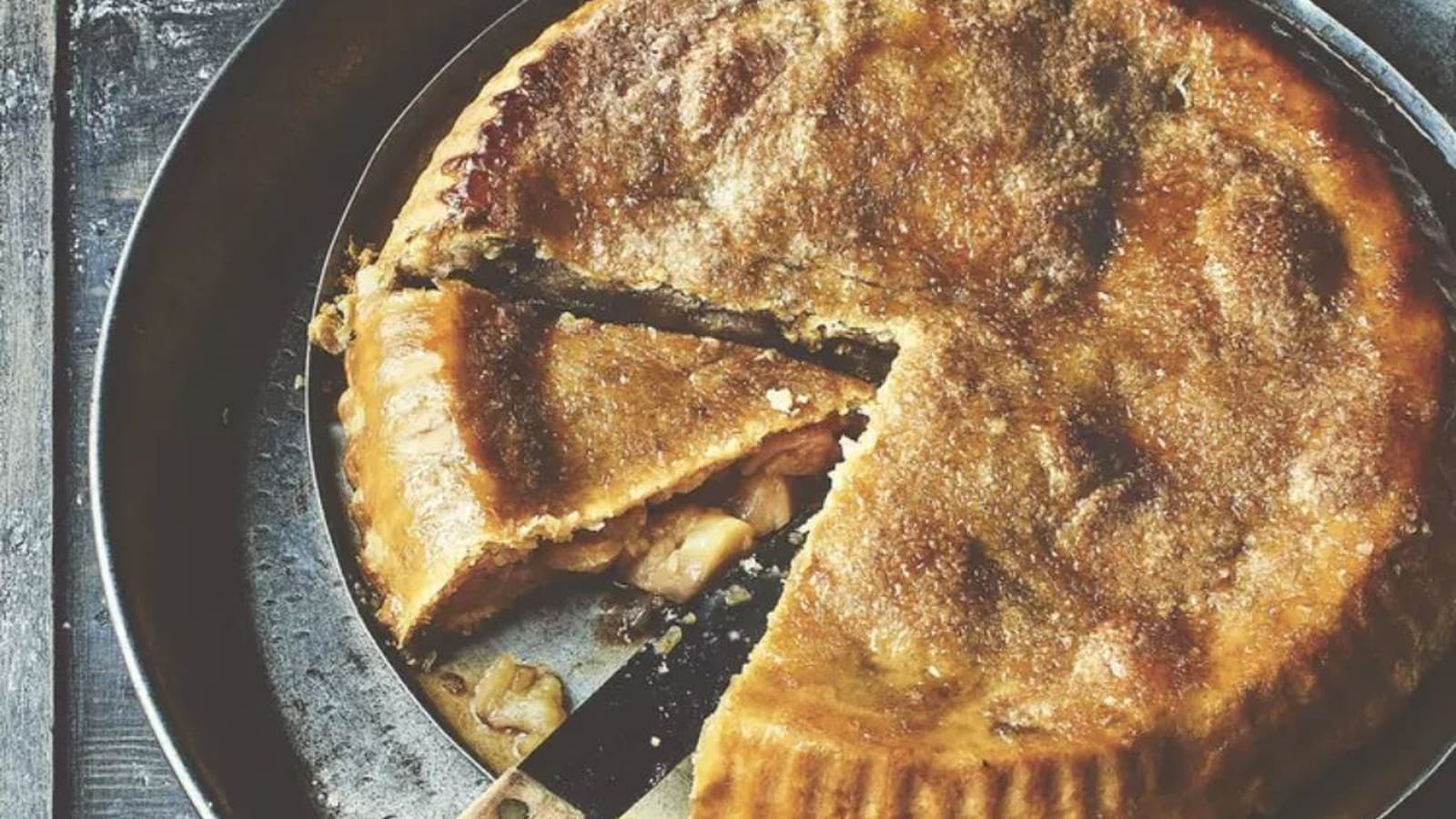 Apple pie renversée selon Christophe Adam